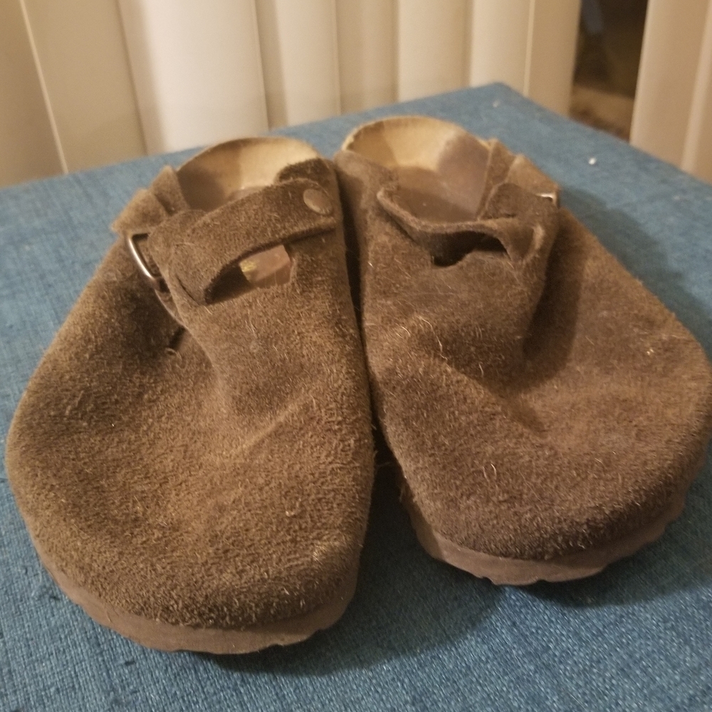 Well-loved Birkenstock Boston sz. 39